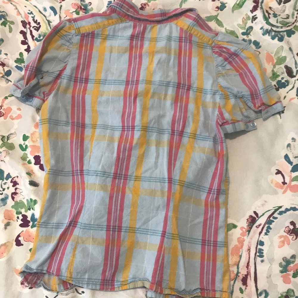 Divided Short Sleeved Button Down - image 3